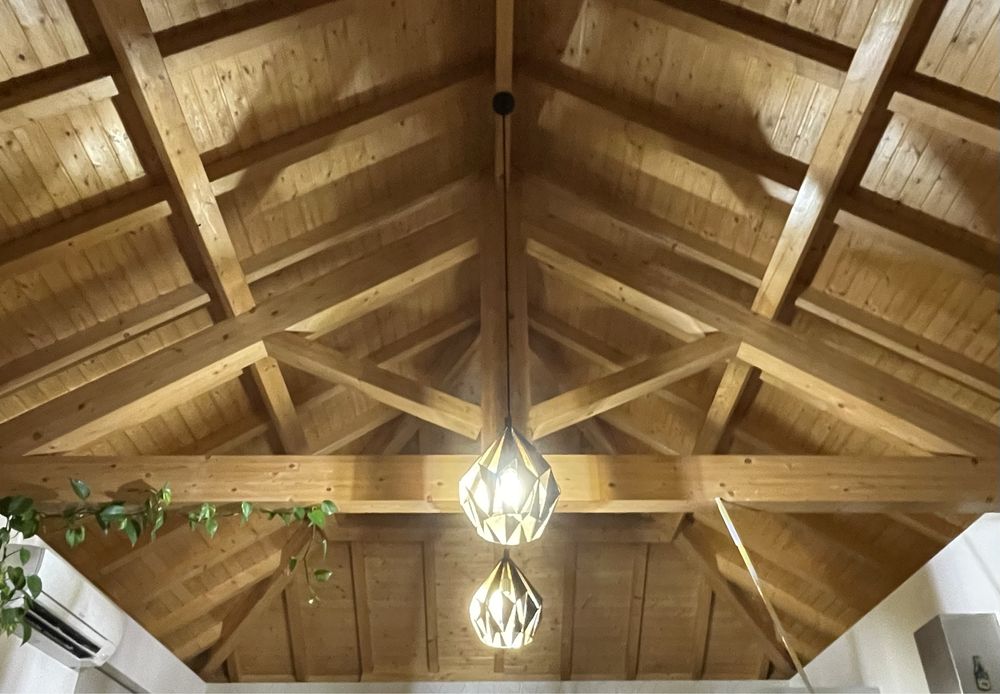 Candeeiro suspenso preto