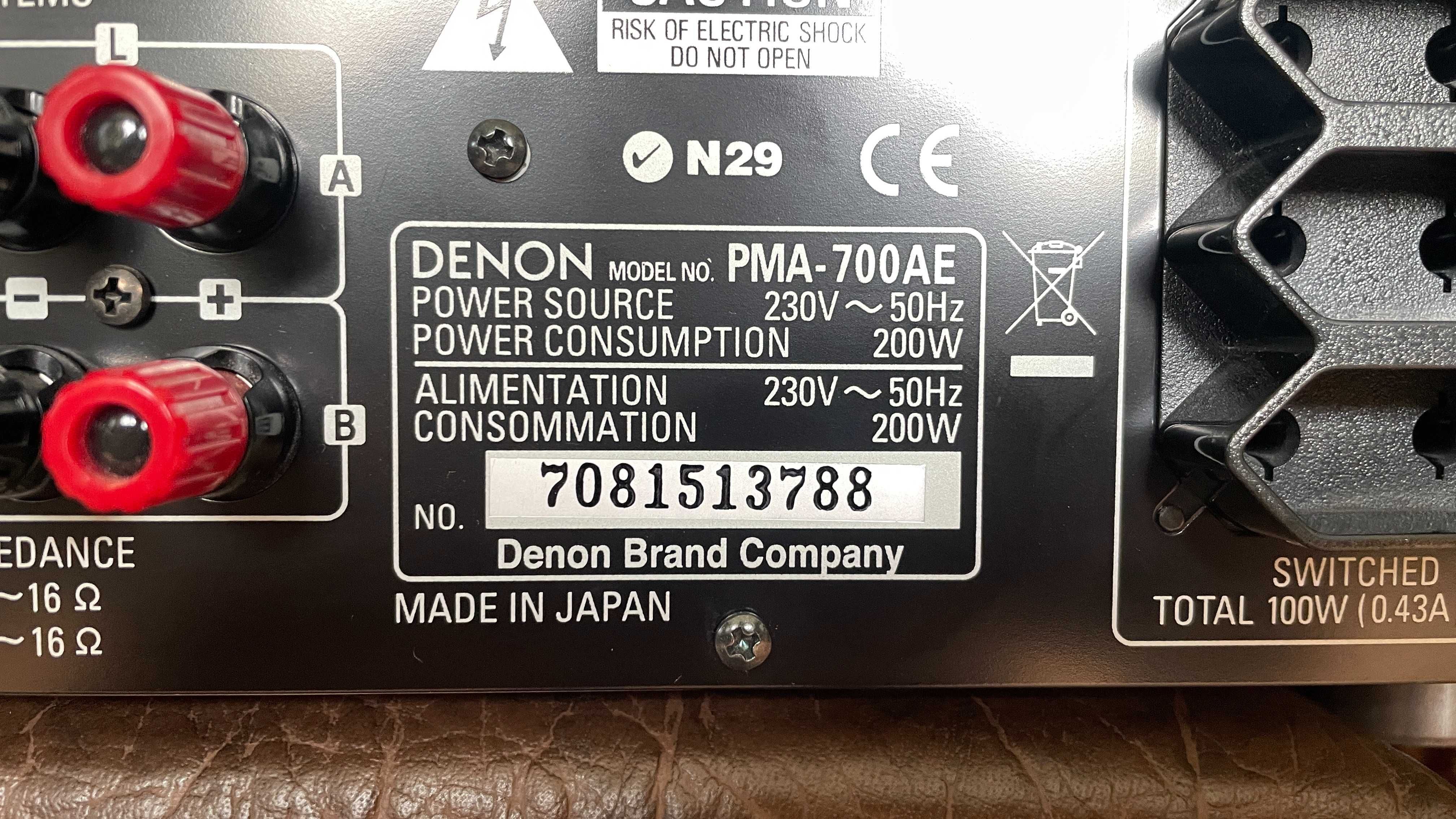 Усилитель Denon PMA-700AE Японец! Идеал! Пульт!