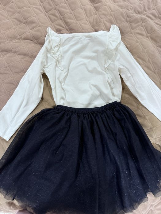 Костюм сукня H&M 6, 7, 8 років святковий новорічний з оленем паєтки