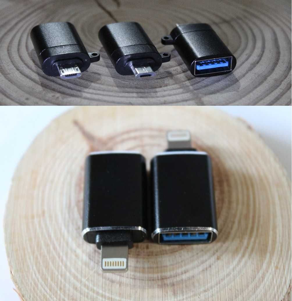 OTG адаптер переходник USB 3.0 Type-C Micro-USB Lightning AUX 3.5mm DC