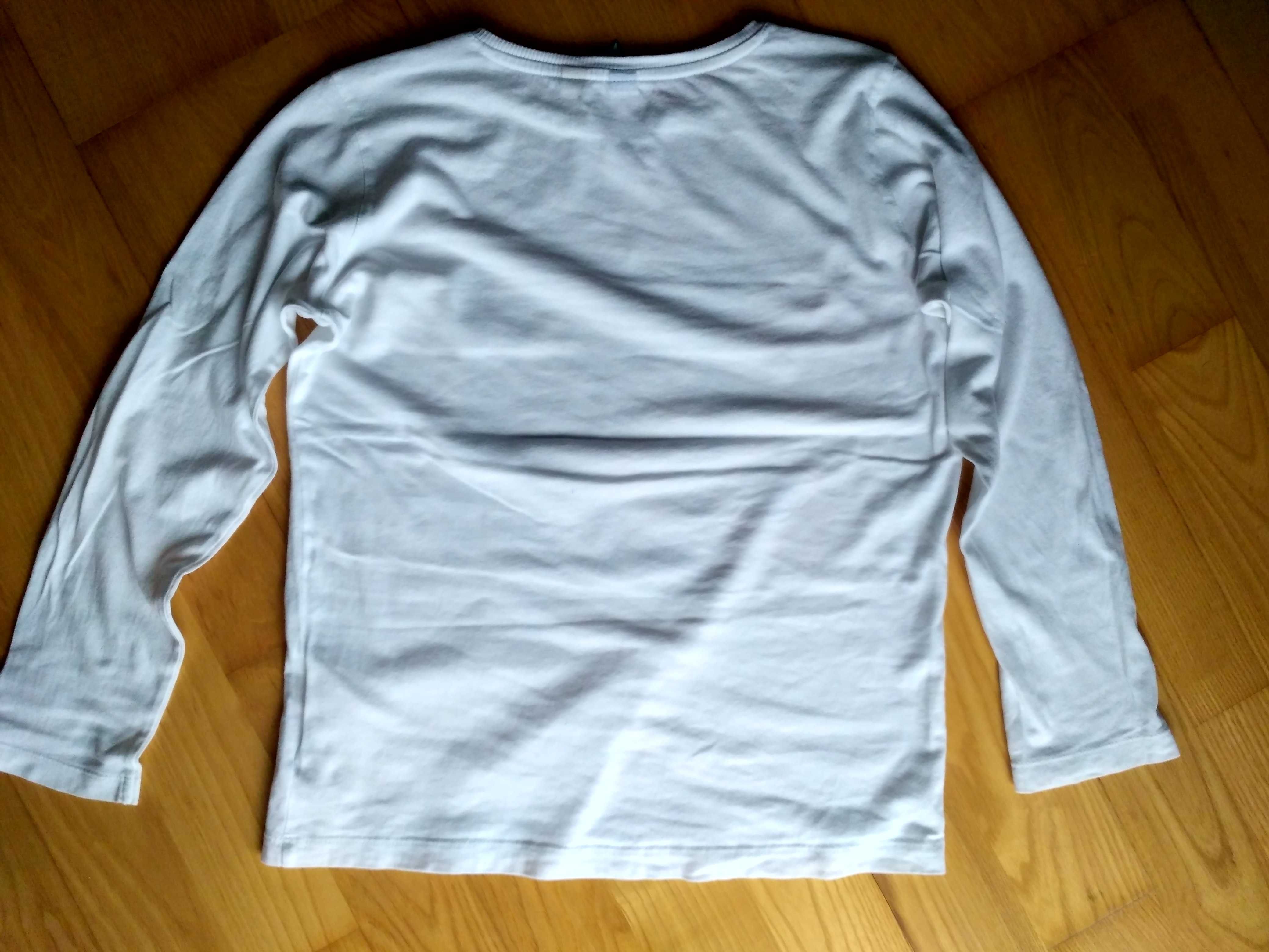 Koszulka bluzka 134/140 Friboo podkoszulek z długim rękawem niedźwiedź
