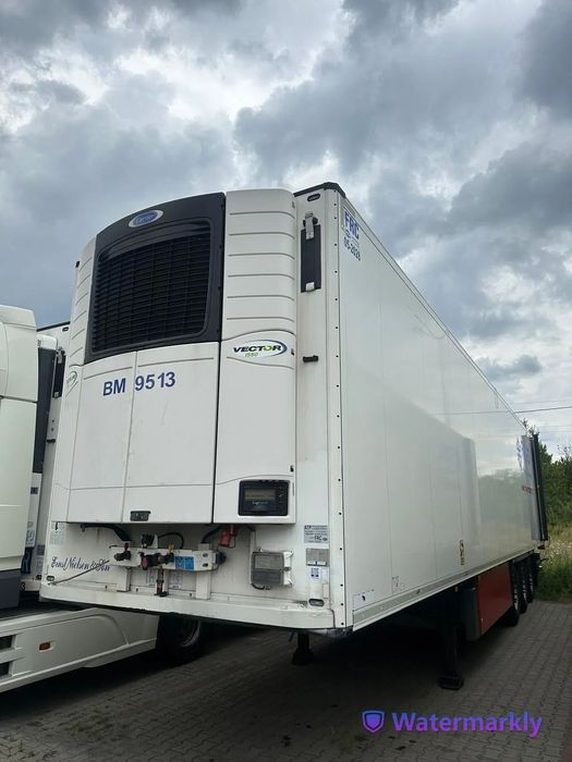 Schmitz Cargobull  CARRIER VECTOR 1550, Drukarka temp., bezwypadkowa, kosz paletowy