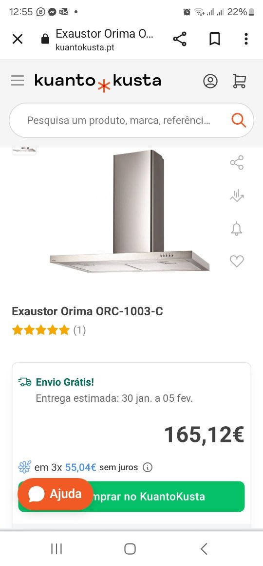 Exaustor Orima 1003 C