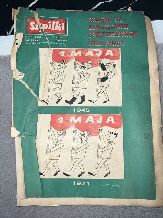 Gazeta szpilki 9 maja 1971 - kolekcja gazet PRL
