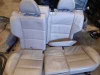Fotel pasażera skórzany prawy tylna kanapa Volvo V50 jasna skóra