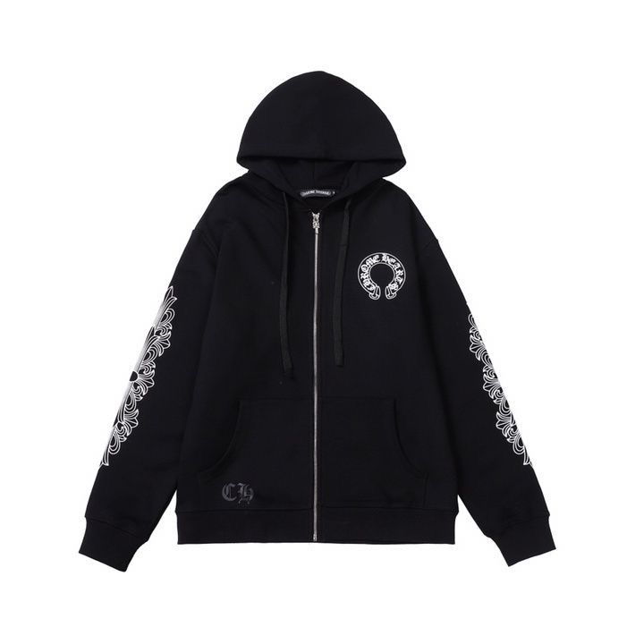 зіп худі chrome hearts кофта зіпка хром хартс