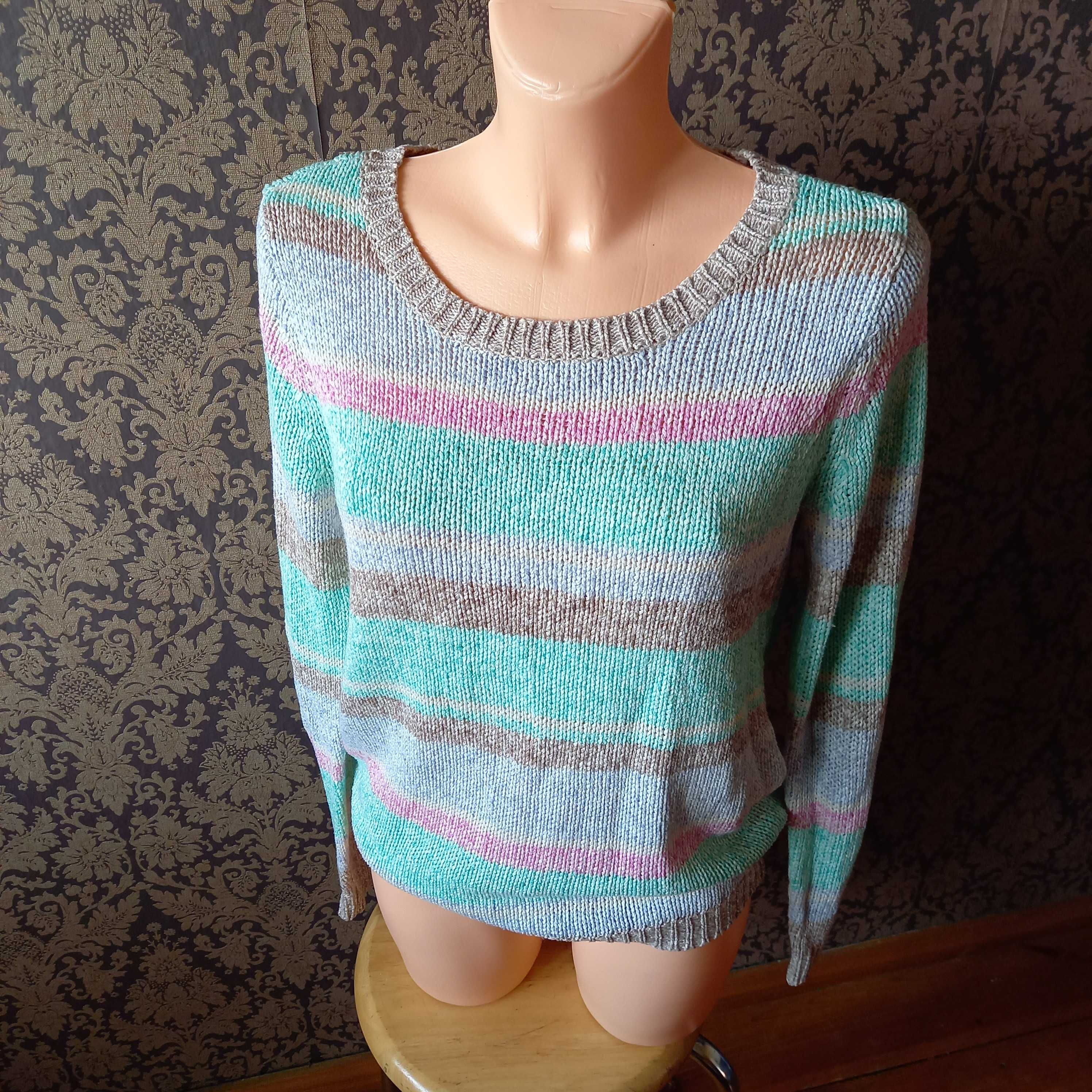 sweter w paski 36/38 bpc