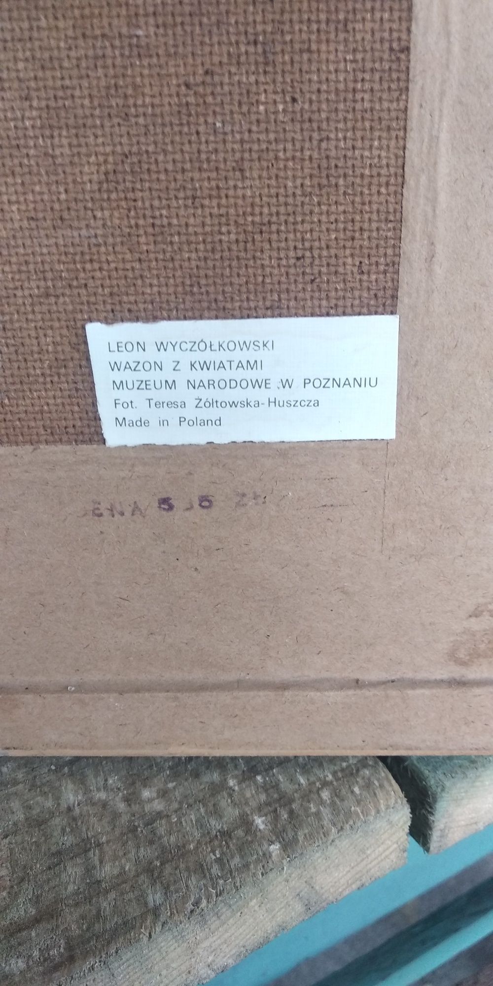 Sprzedam obraz wazon z kwiatami