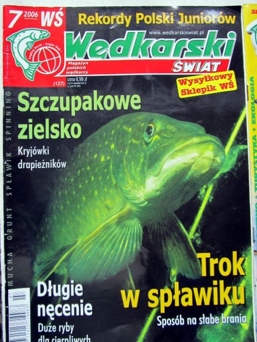 "Wędkarski Świat" - magazyn polskich wędkarzy 3 szt.