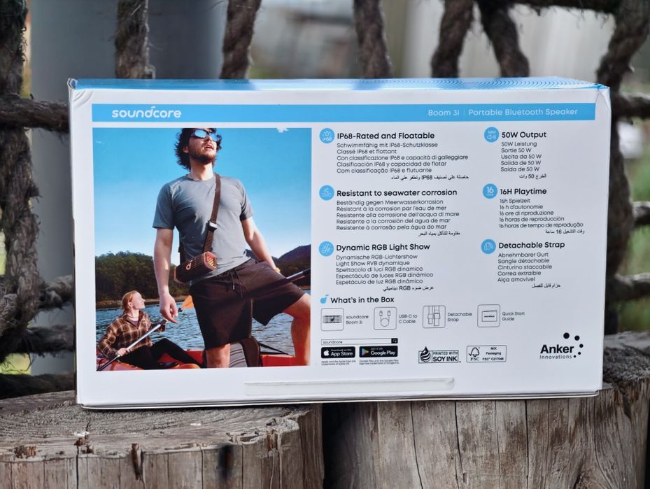 Портативная колонка Anker soundcore boom 3i