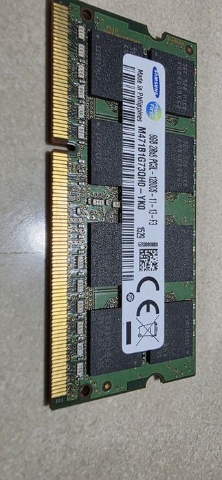 Оперативная Пам"ять пiд Ноутбук SODIMM DDR3L 8GB 12800S 1600Мгц 1.35v