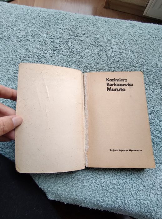 Kryminał thriller PRL Powstanie Warszawskie Maruta K. Korkozowicz