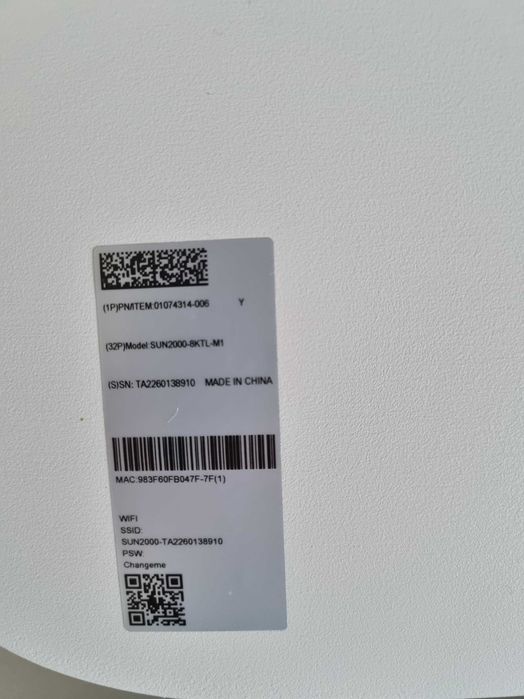 Falownik Huawei SUN2000-8KTL-M1 – używany, sprawny, 8 kW