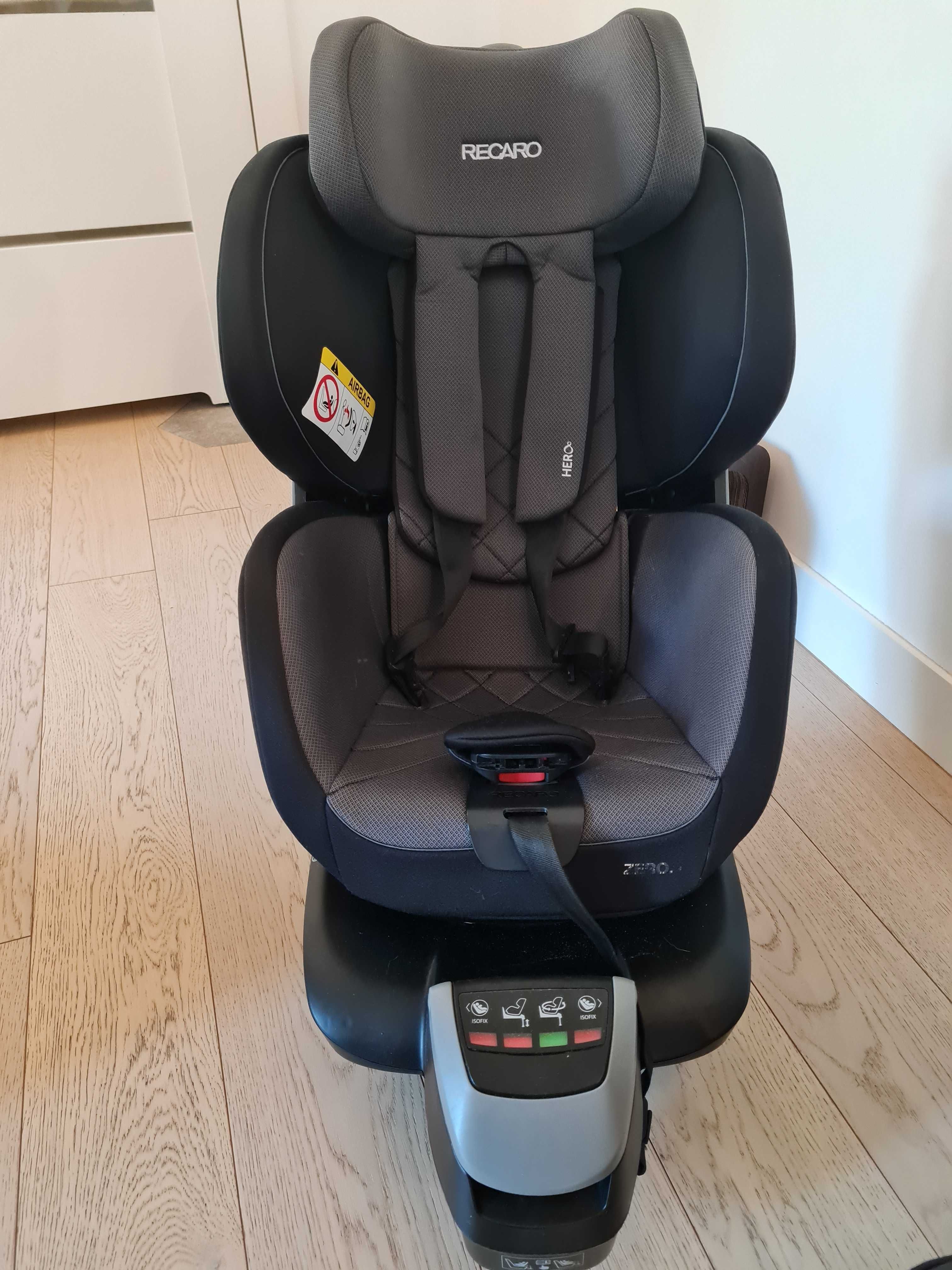 Fotelik samochodowy RECARO ZERO CARBON BLACK (obrotowy)