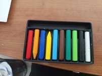 caran d'ache 10 wax pastels (ler descrição)