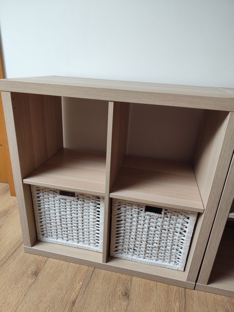 Kallax com 2 cestos- ikea