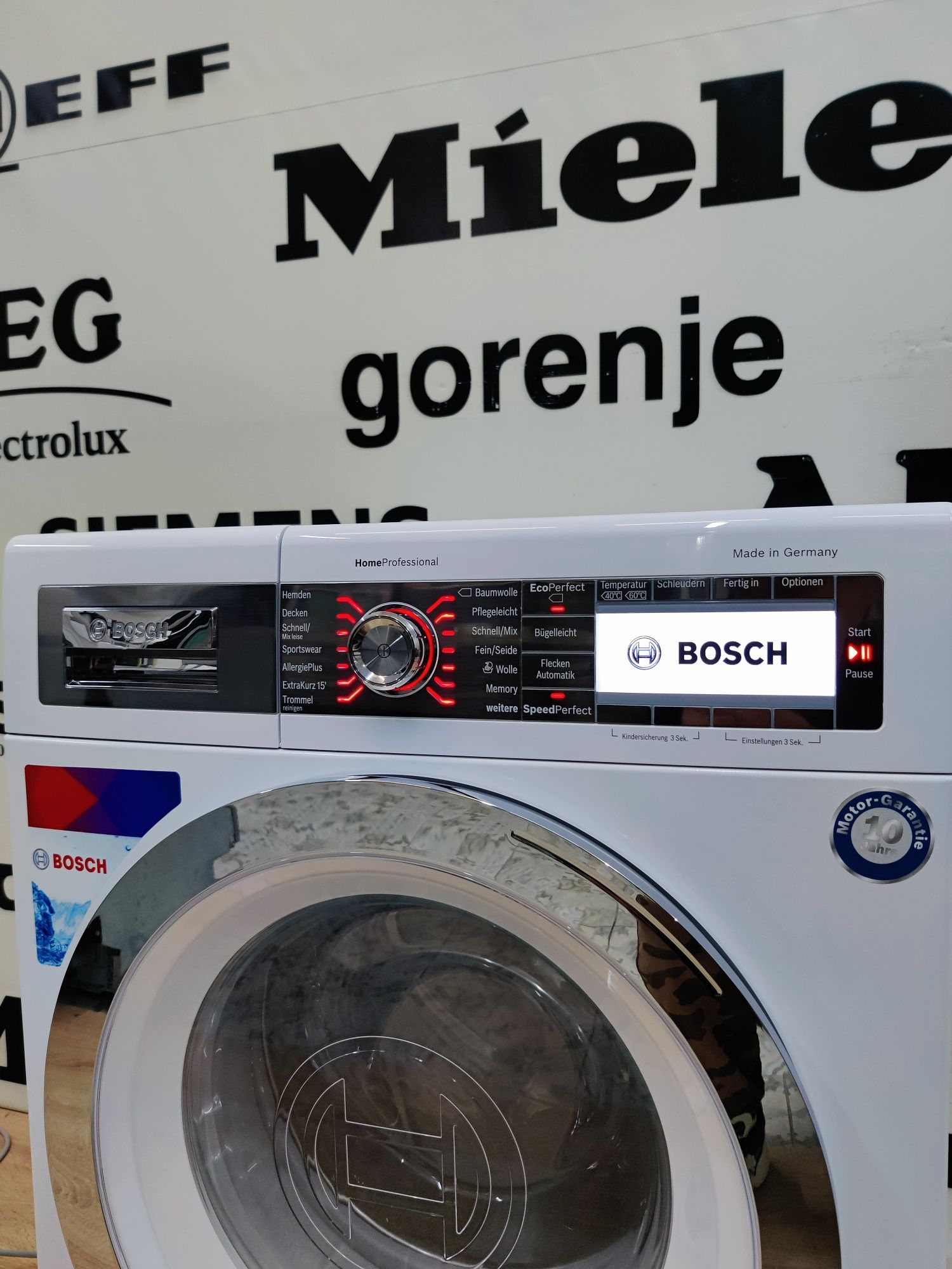 Пральна машина BOSCH™ Home Professional…9кг! Ідеал! ХРОМ. Germanу 2020