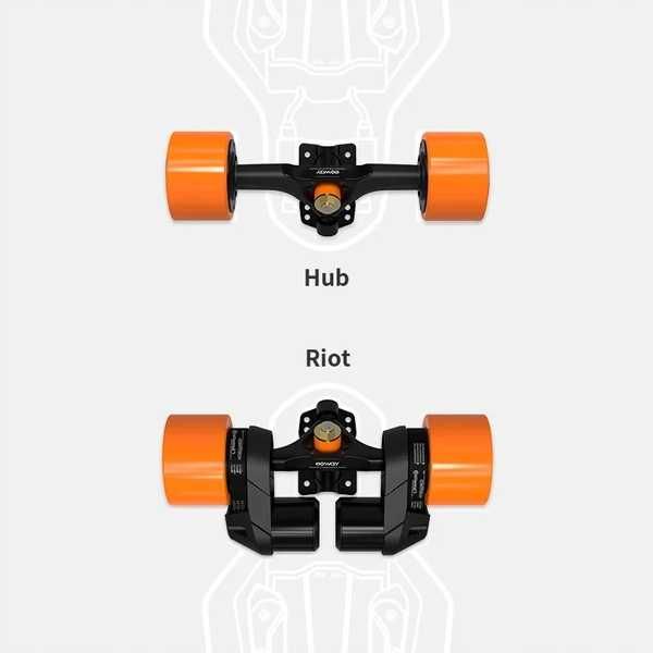 Deskorolka elektryczna longboard Exway Flex Hub/Pasek |eskatepoint