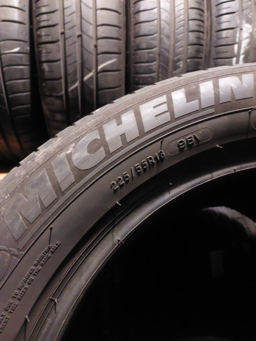 Шини 225/55 R18 пара літо Micheline 6.4мм 2018 рік