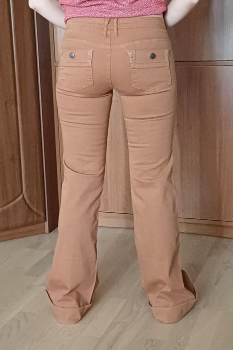 Продаю коричневые джинсы-брюки, 36 евр (44 ukr),  Stradivarius