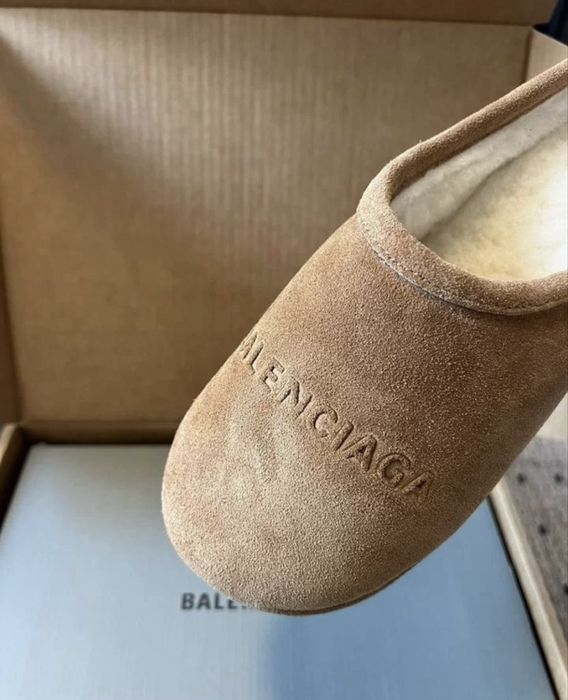 Замшеві сабо Alaska BALENCIAGA 2025 (Баленсиага), угги
