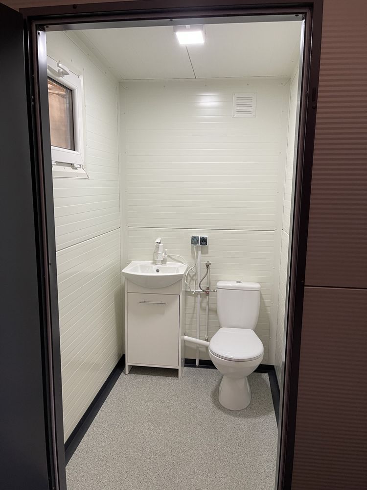 Kontener sanitarny WC pawilon socjalny