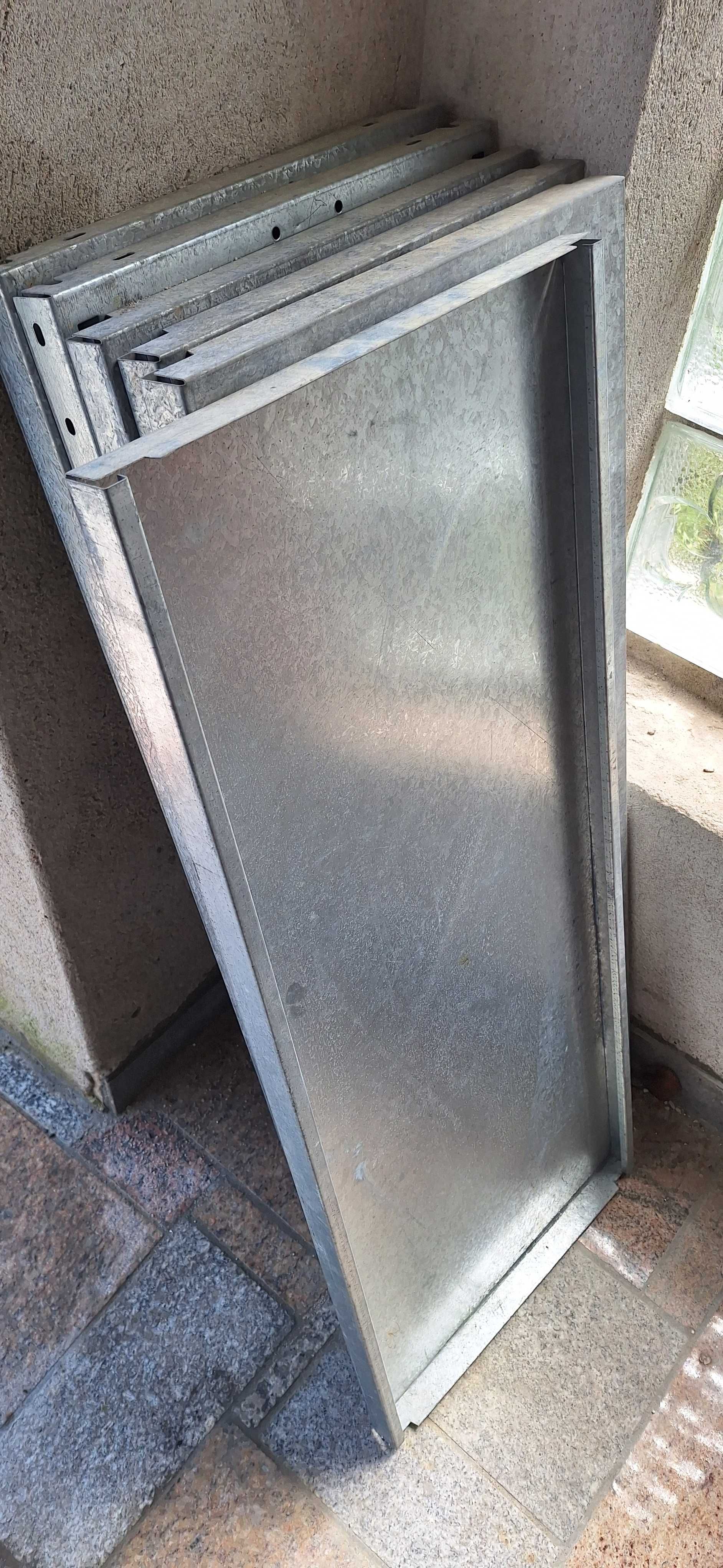 Półki blat warsztatowy regał 100x40cm stalowy ocynkowany solidny