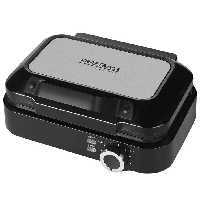 Gofrownica elektryczna  2200W 2 gofry, regulacja nieprzywierająca