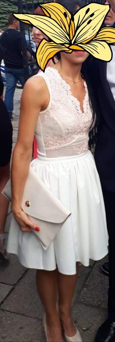 Sukienka z koronką rozm. 34