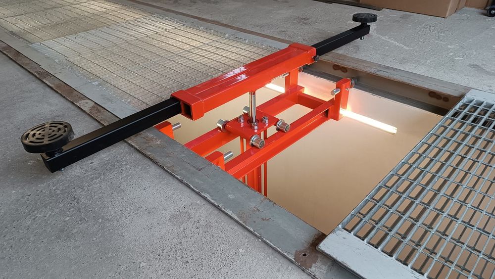 Podnośnik kanałowy lewar kanałowy