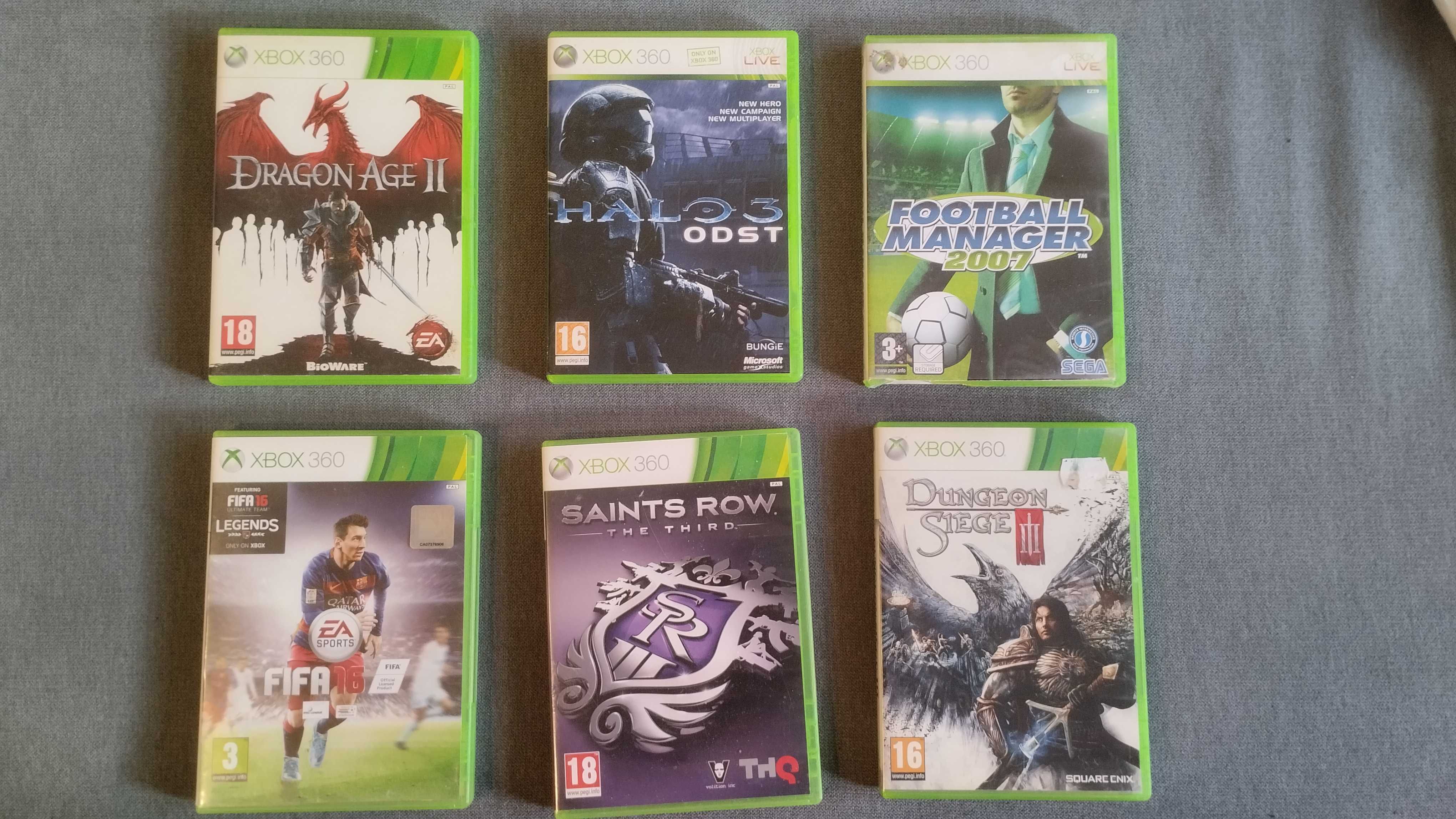 6 Gier na Xbox 360, Halo 3 , Saints Row 3 ,Dungeon Siege 3 i inne「HIT」
