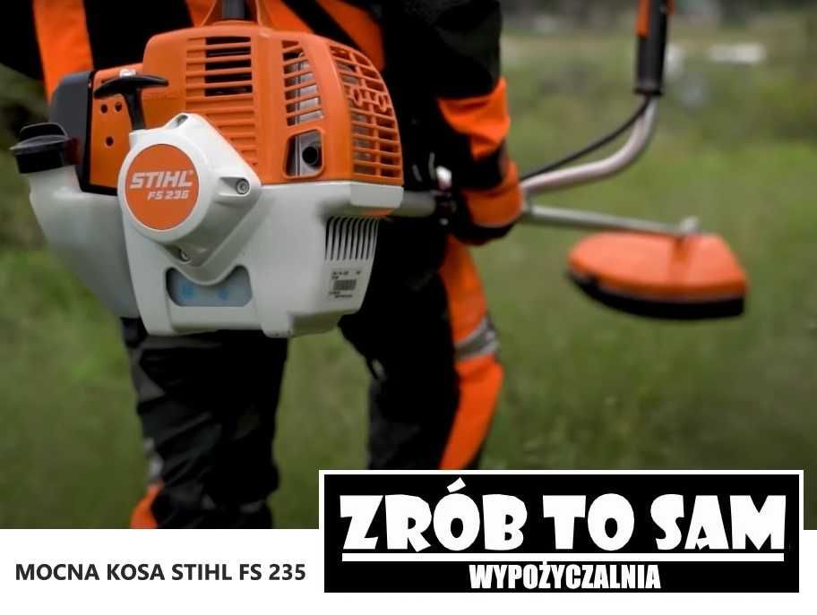 Mocna kosa spalinowa STIHL FS 235 2,1 KM do dużych terenów wynajem