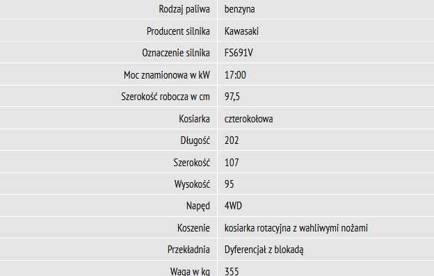 Japońska Kosiarka Karczownica  OREC RM982F 4WD.  Możliwość pokazu DEMO