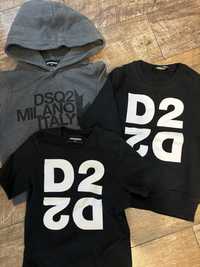 DSQ2 , Bluza Dsquared 6 lat  116 , zestaw 2x bluza i t-shirt