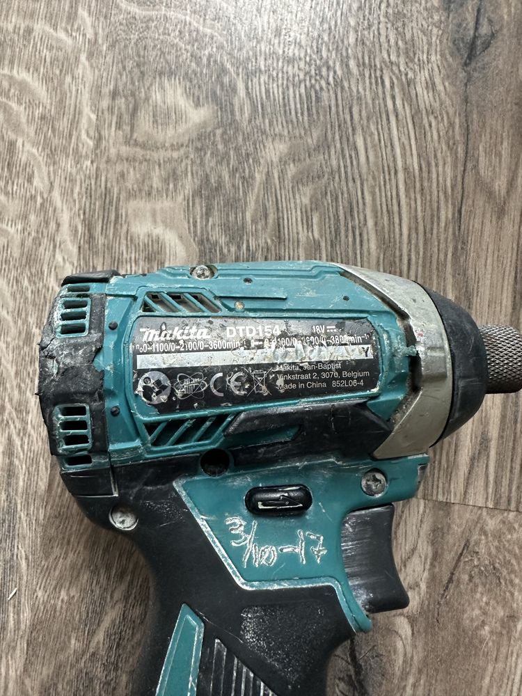 Zakrętarka impact Makita DTD154 z regulacją