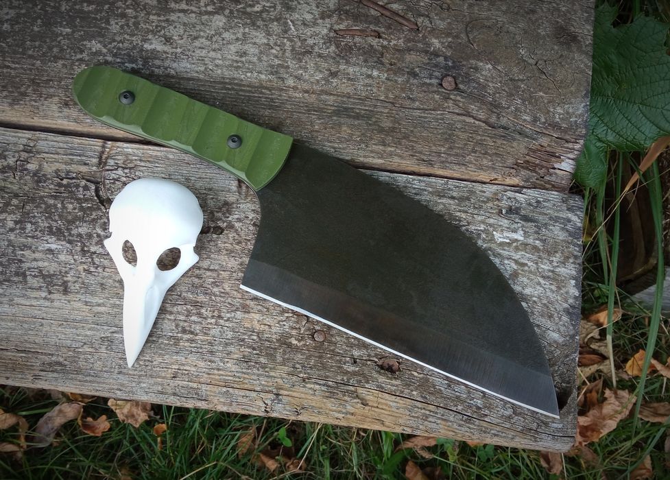 Nóż "Tasak Serbski" Ręcznie Robiony Bushcraft Custom Knifemaking Resor
