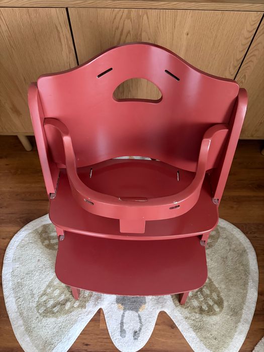 Krzesełko drewniane do karmienia Childhome