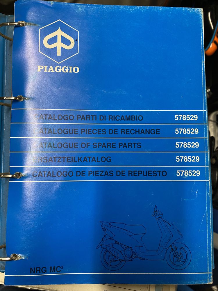 Piaggio/Gilera Catálogos de peças