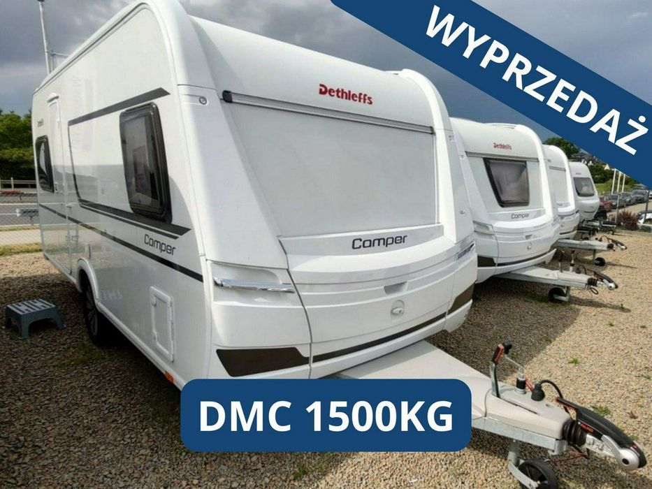 Dethleffs Camper 470 FR  Od ręki - Przyczepa z podkową i łóżkiem francuskim! Ogrzewanie Combi 4