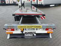 Schmitz Cargobull S01  2 osie podnoszone, rozsuwana, mocowania pod kontenery ,gabarytki,