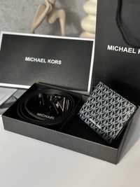 Набір Michael Kors, гаманець Michael Kors, ремінь Michael Kors