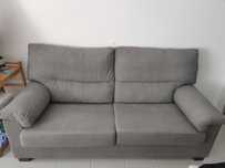 Sofá 3 lugares ZIP - Antracite - Conforama