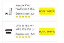 Sony Playstation 5 Slim Digital + dysk SSD