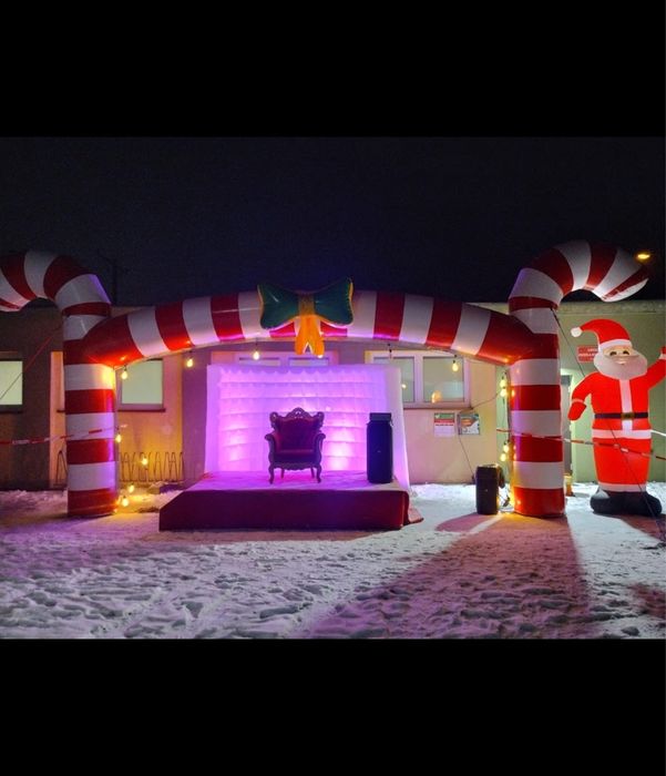 Kolejka świąteczna i spotkanie z Mikołajem