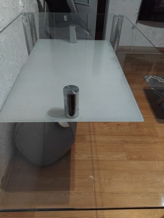 Stół szklany 80x140