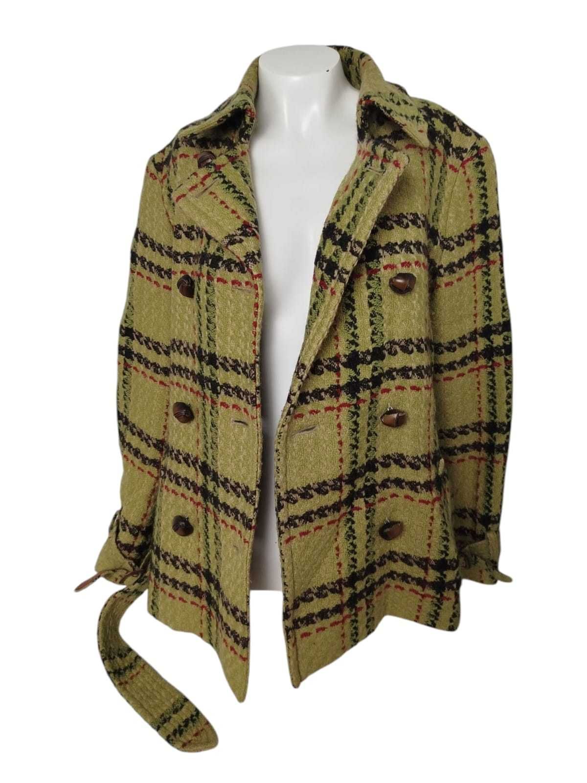 Max mara virgin wool coat dwurzędowy płaszcz bosmanka