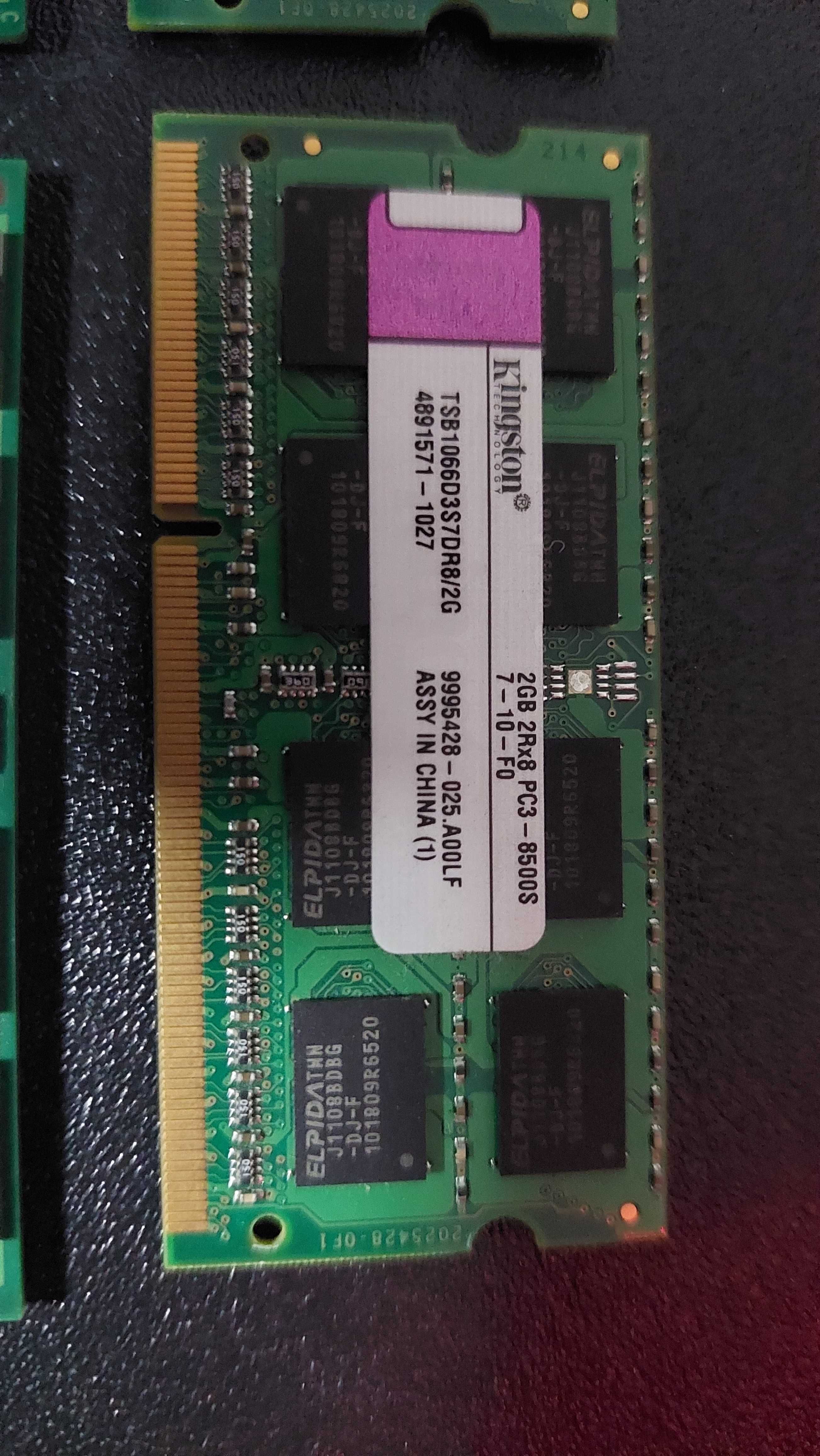 Memorias RAM PC2 PC3   4GB 2 GB 1 GB