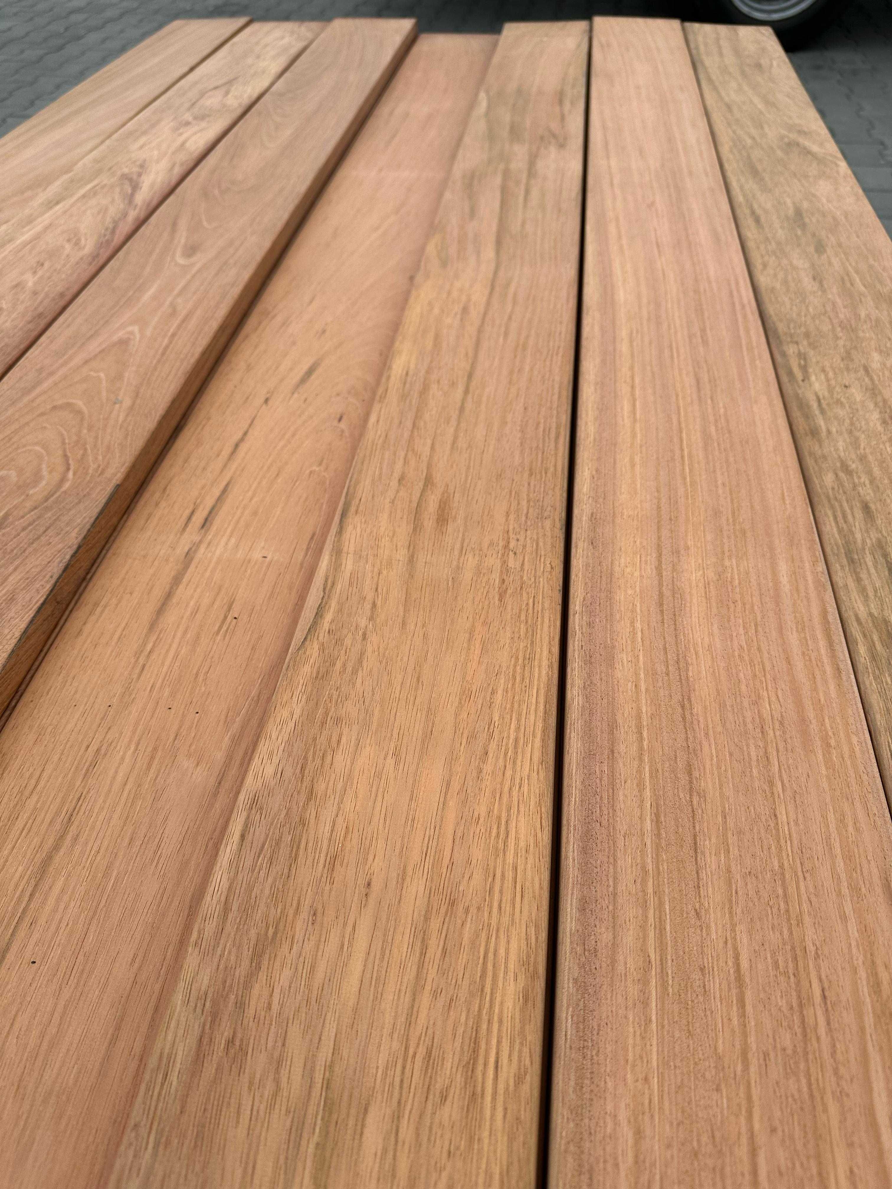 Jatoba Deska Tarasowa 21x145 Gładka-Fas KD