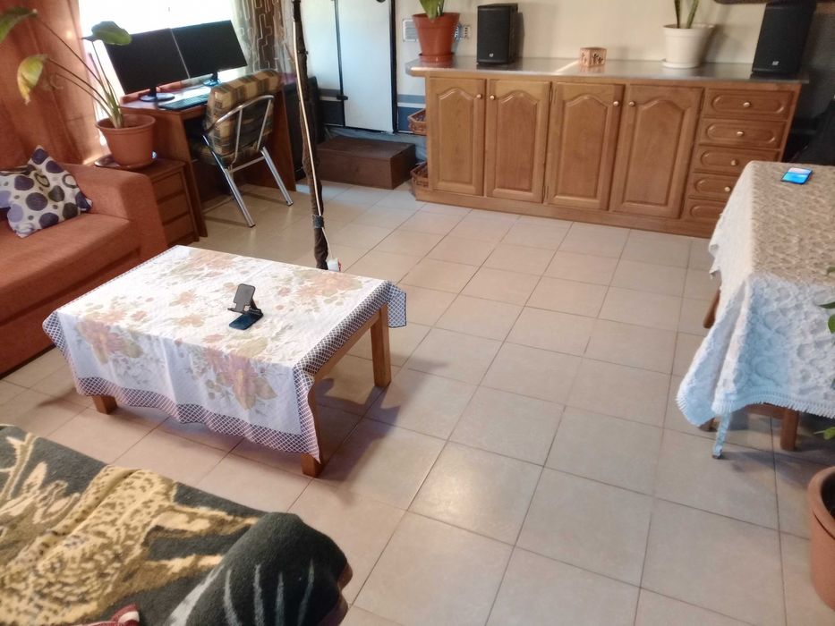 Caravan fixa com tenda