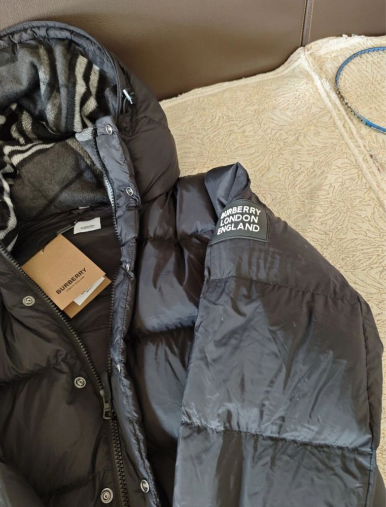 На руках!!!Пуховик Burberry Nylon Down Jacket S-L